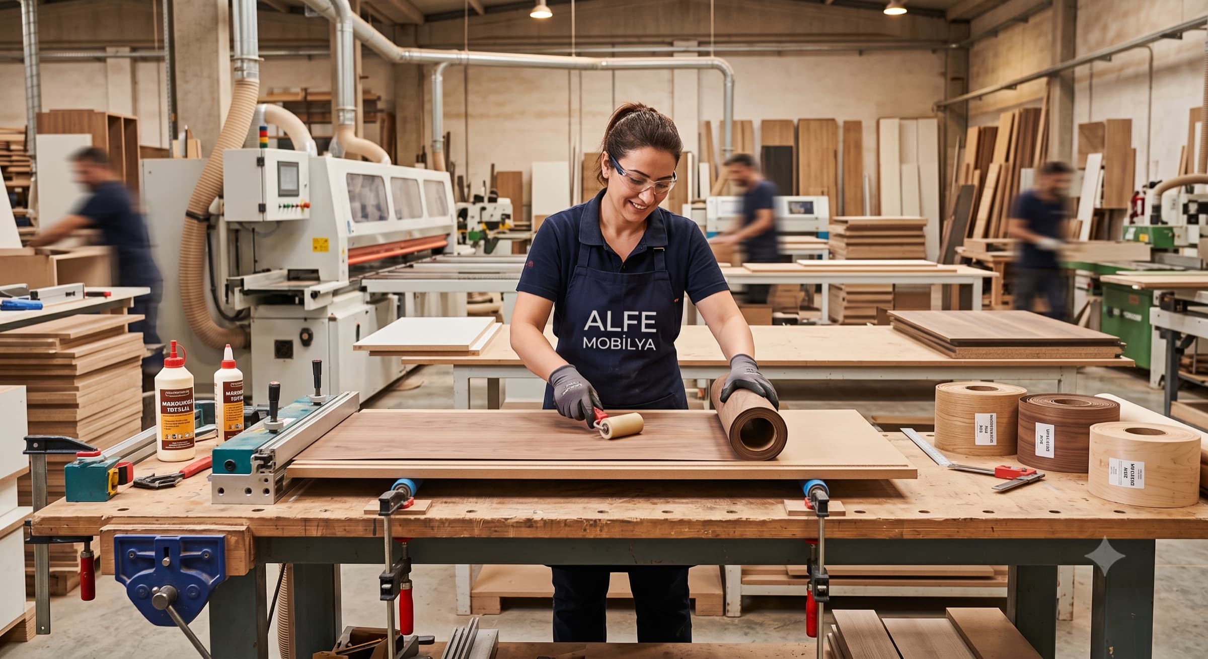 ALFE Furniture workshop production