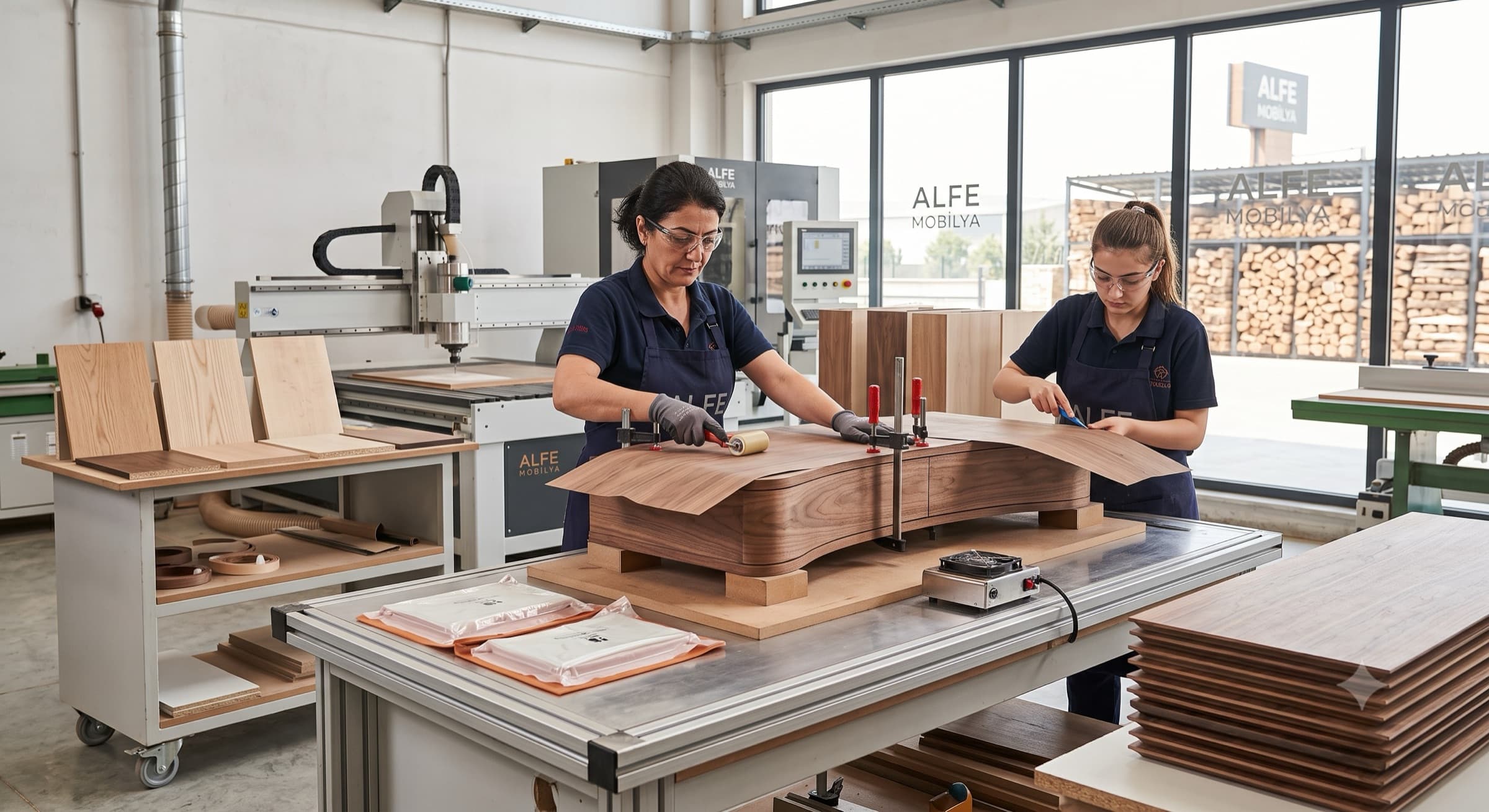 ALFE Furniture manufacturing workshop